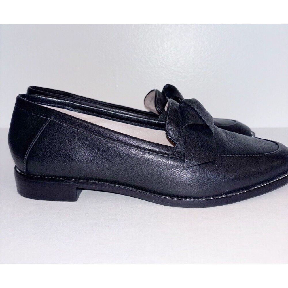 Antonio Melani Darlene Black Leather Loafers 7.5M - Picture 8 of 11